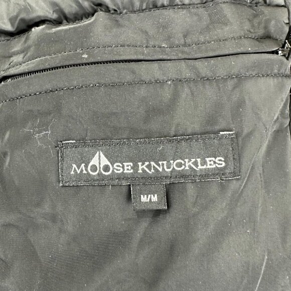 Moose Knuckles Black Down Jacket Men's Size M - Picture 7 of 16